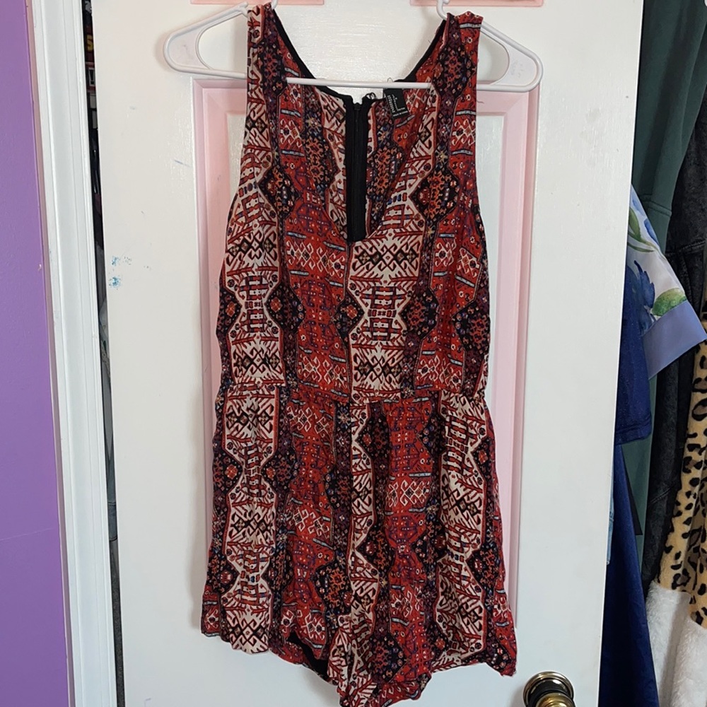 Aztec pattern romper